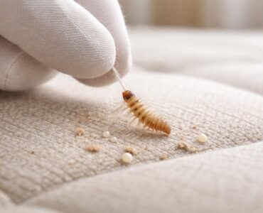 apprenez à reconnaître la larve d'anthrène sur un matelas afin de prévenir une infestation et protéger votre literie efficacement.
