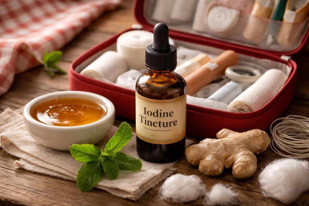 découvrez comment la teinture d'iode, un remède de grand-mère, peut révolutionner votre trousse de premiers secours en offrant une protection efficace contre les infections et en favorisant une guérison rapide.