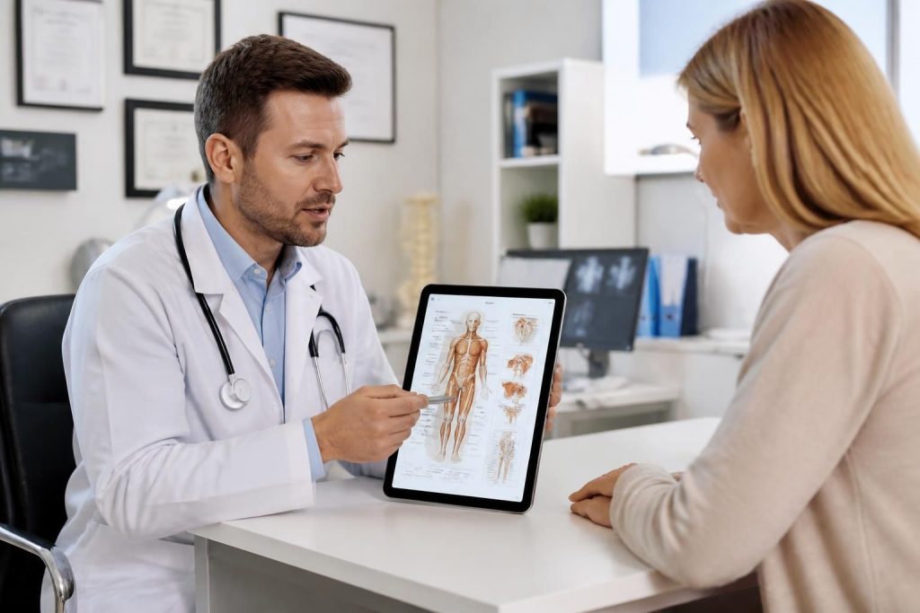 découvrez comment la tablette tactile révolutionne l'éducation médicale en facilitant l'explication des diagnostics aux patients.