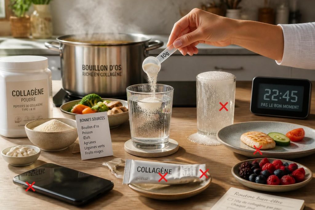 découvrez les erreurs courantes à éviter lorsque vous intégrez 10g de collagène par jour dans votre alimentation pour maximiser ses bienfaits et améliorer votre santé.
