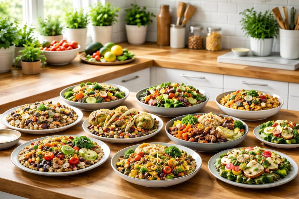 découvrez 10 recettes végétariennes faciles à préparer au quotidien avec wegowy, pour des repas savoureux et sains adaptés à tous.